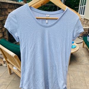 Glittery silver tee